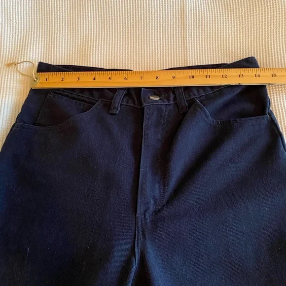 Vintage Roughrider Dark Navy Boot Cut Jeans - Picture 3 of 8